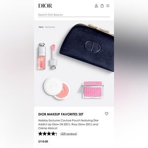 NIB DIOR MAKEUP FAVORITES SET